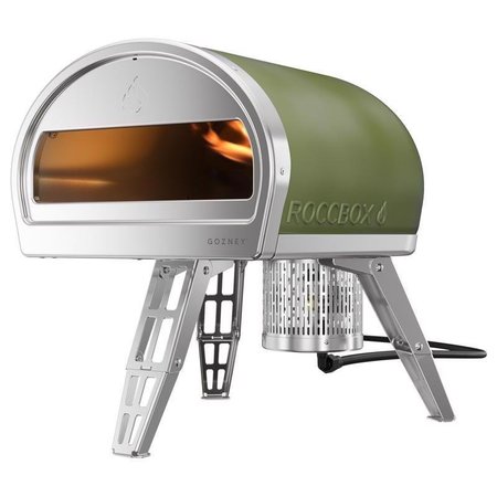 GOZNEY Roccbox Propane Gas Outdoor Pizza Oven Olive Green GRPOLUS1632